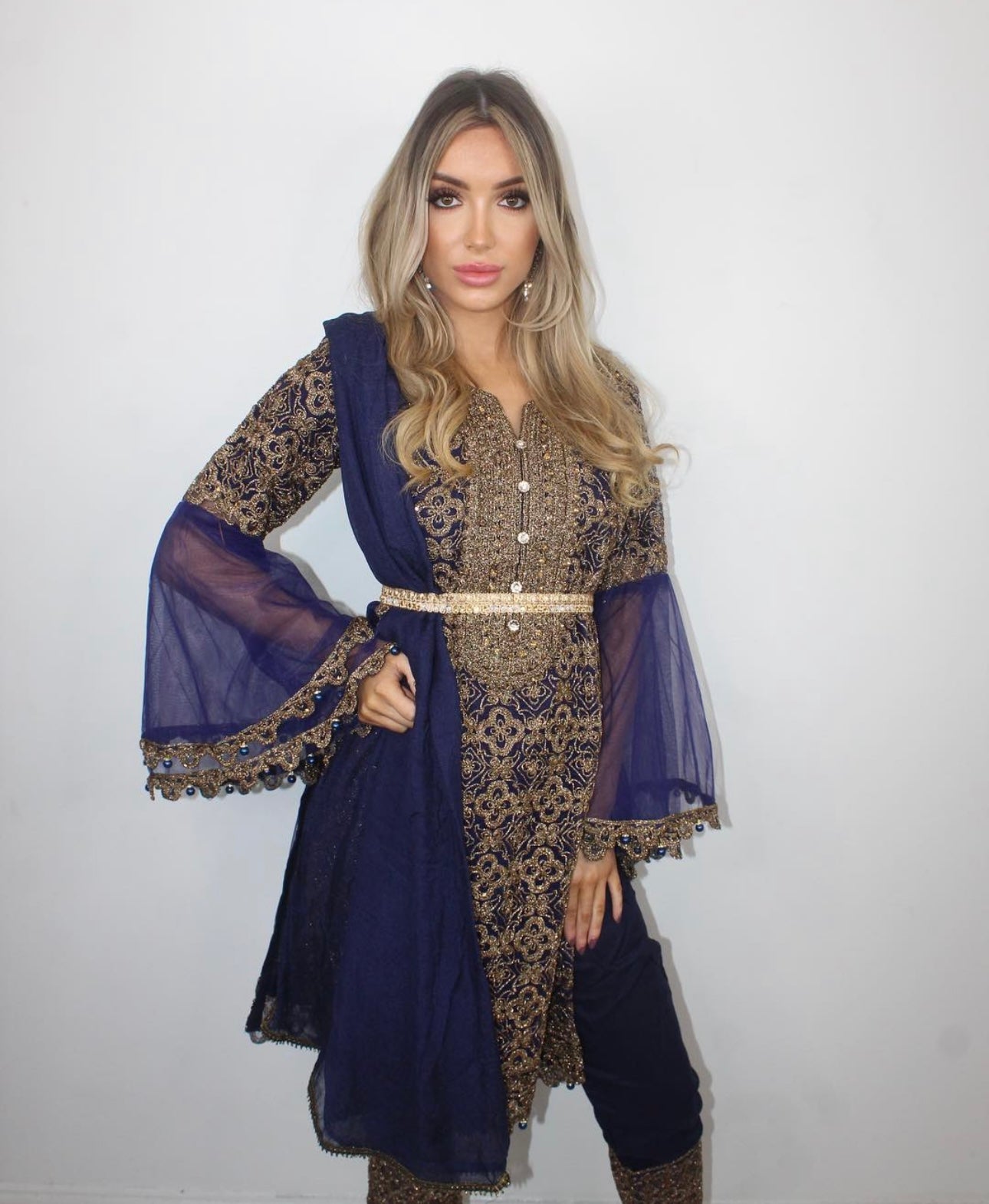 ARIA blue and gold style