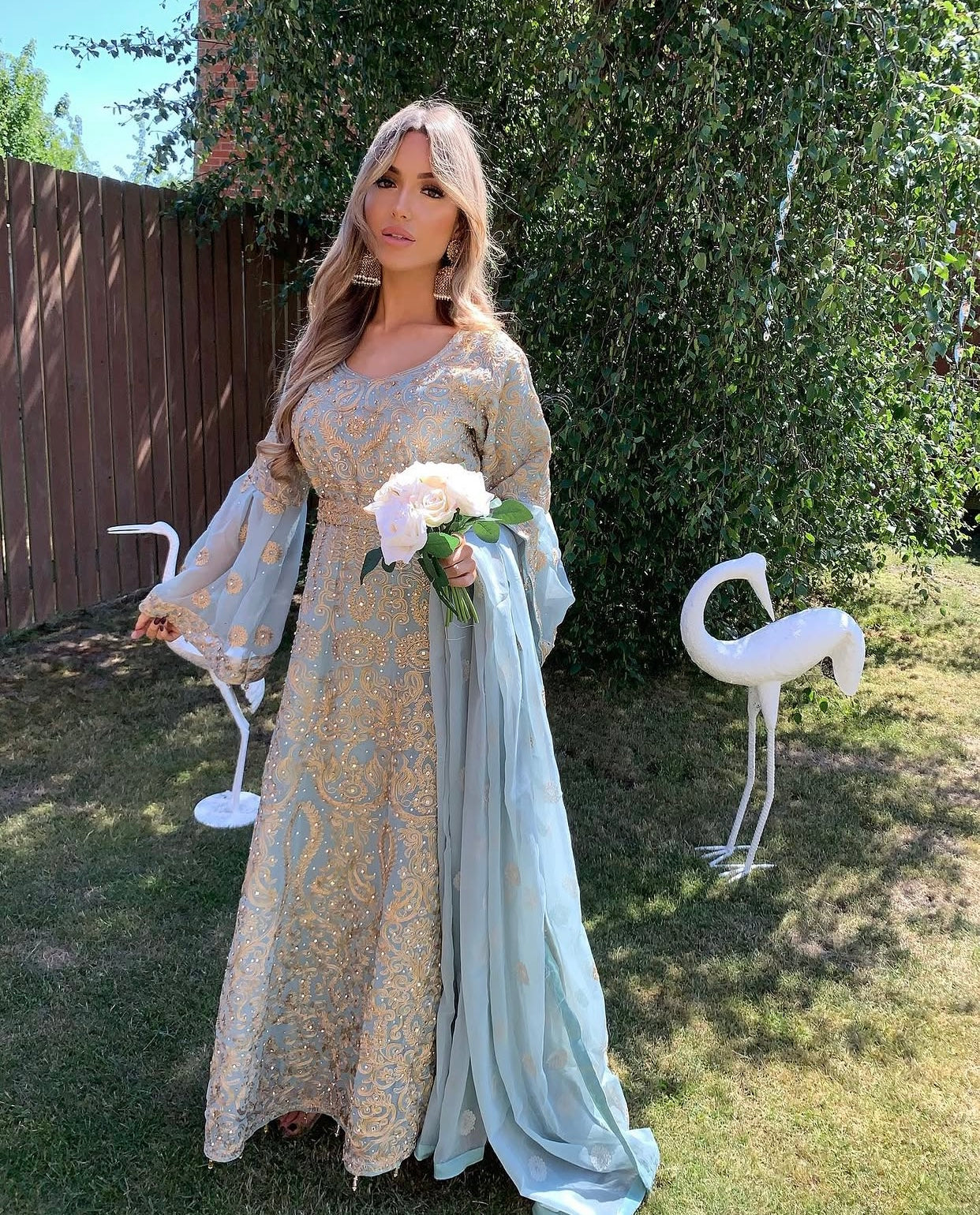 AIMALA blue and gold style