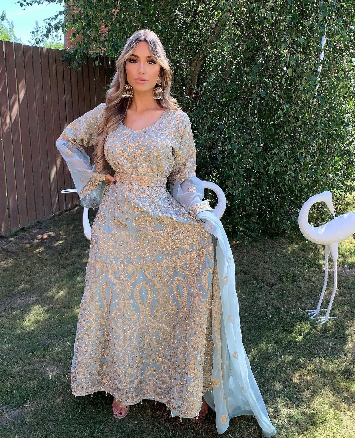 AIMALA blue and gold style
