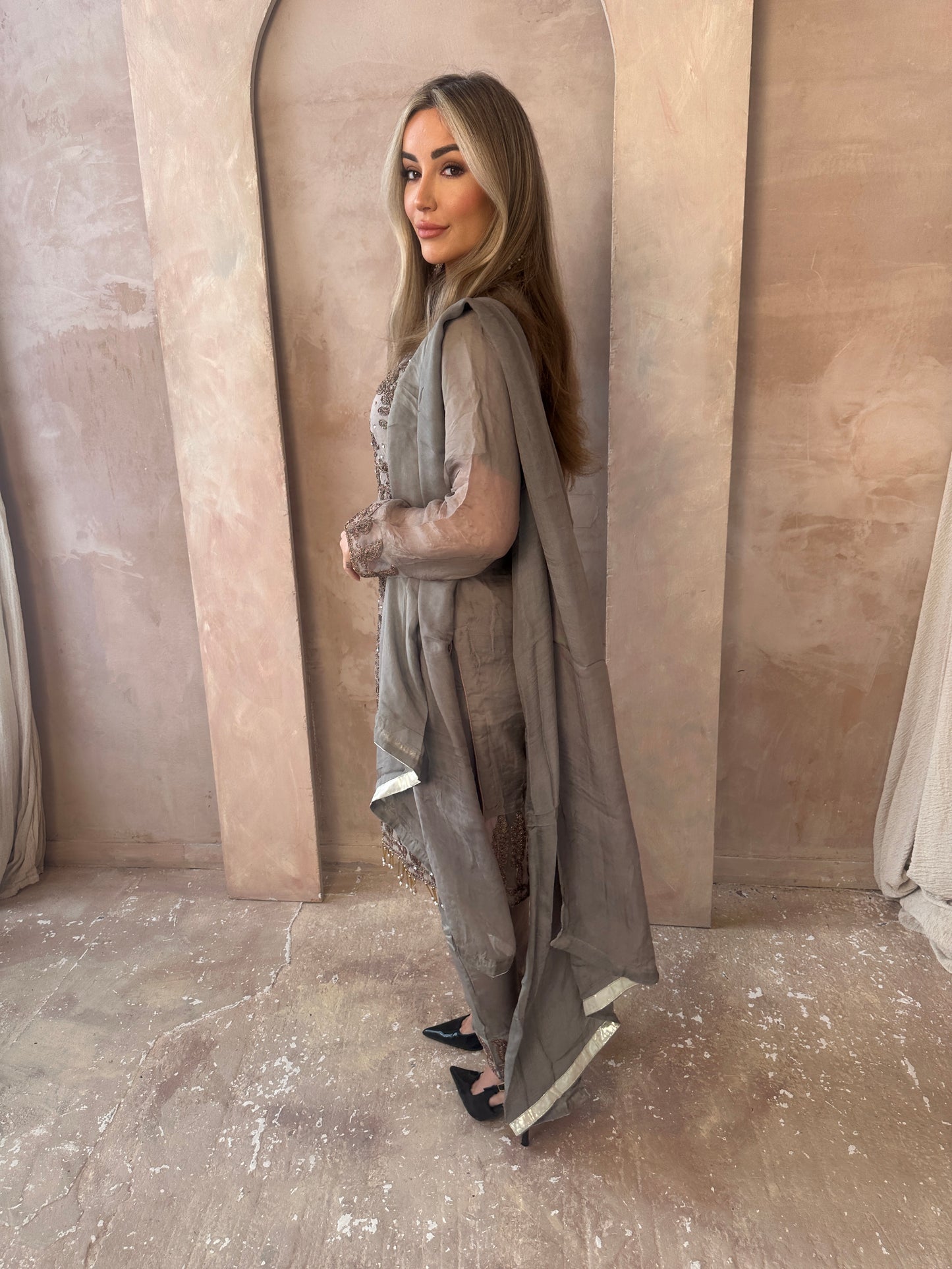 DEENA sage and gold style