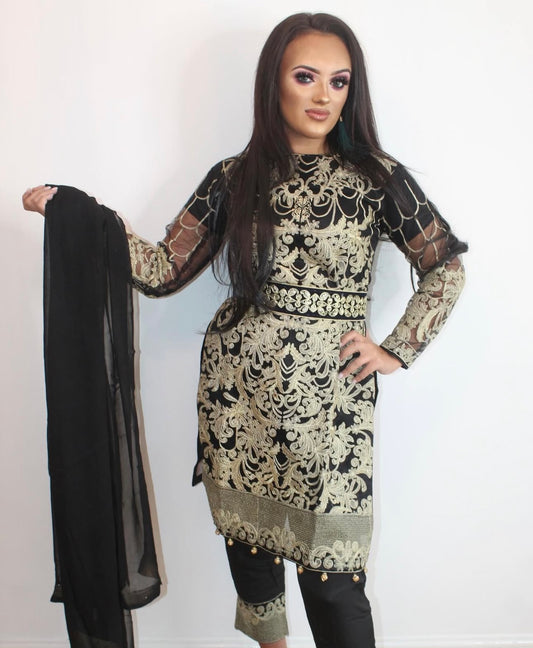 RAIYA black and gold style