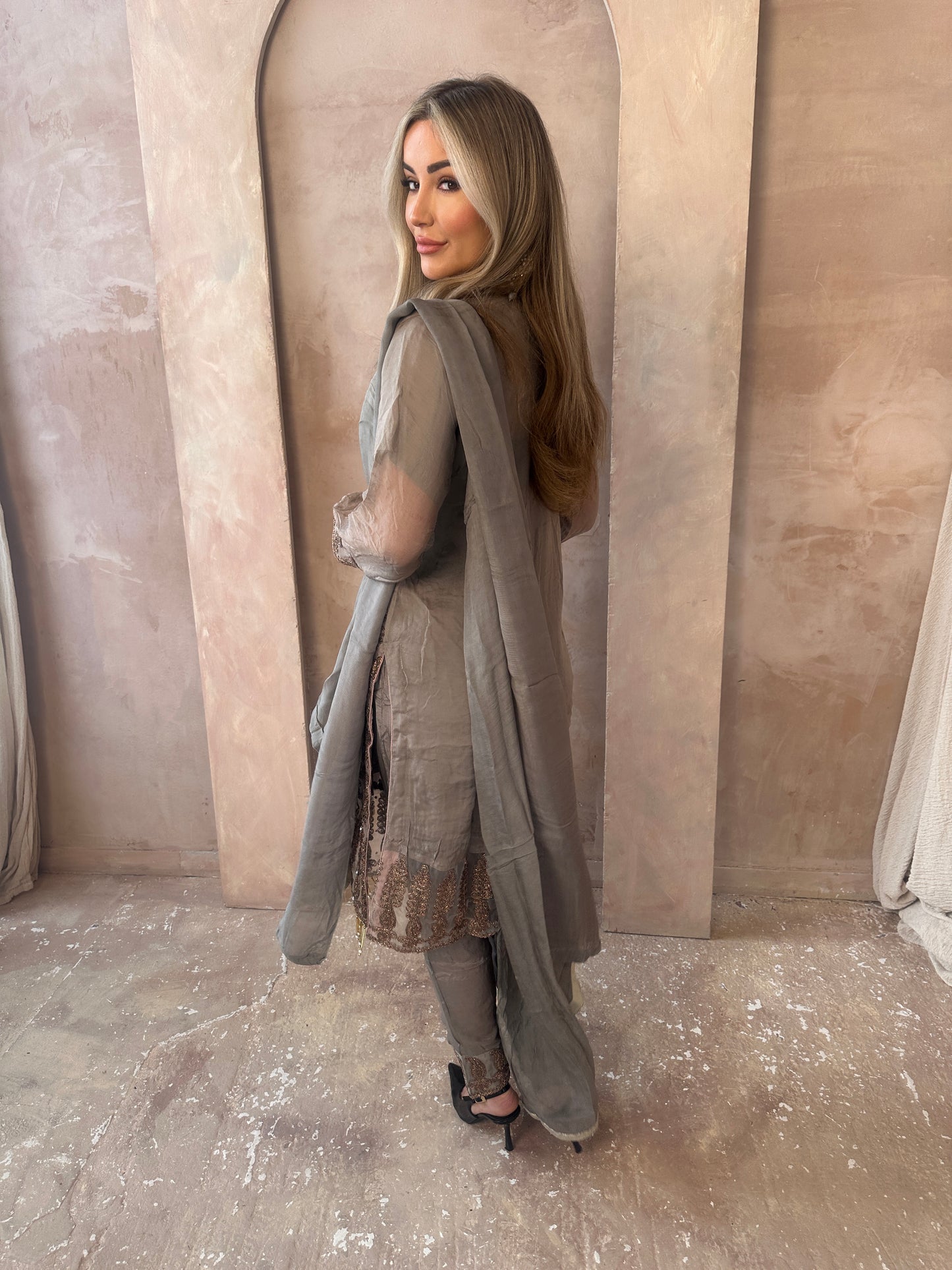 DEENA sage and gold style