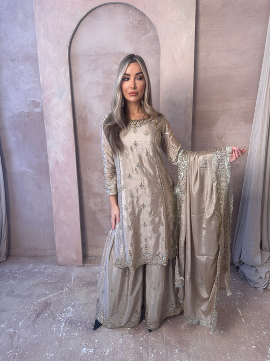 REEM cream beige gold style