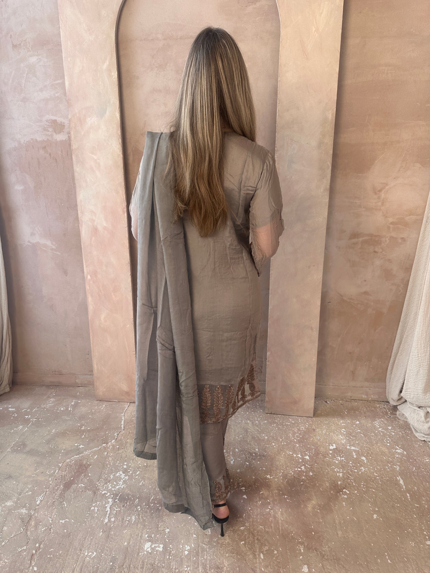 DEENA sage and gold style