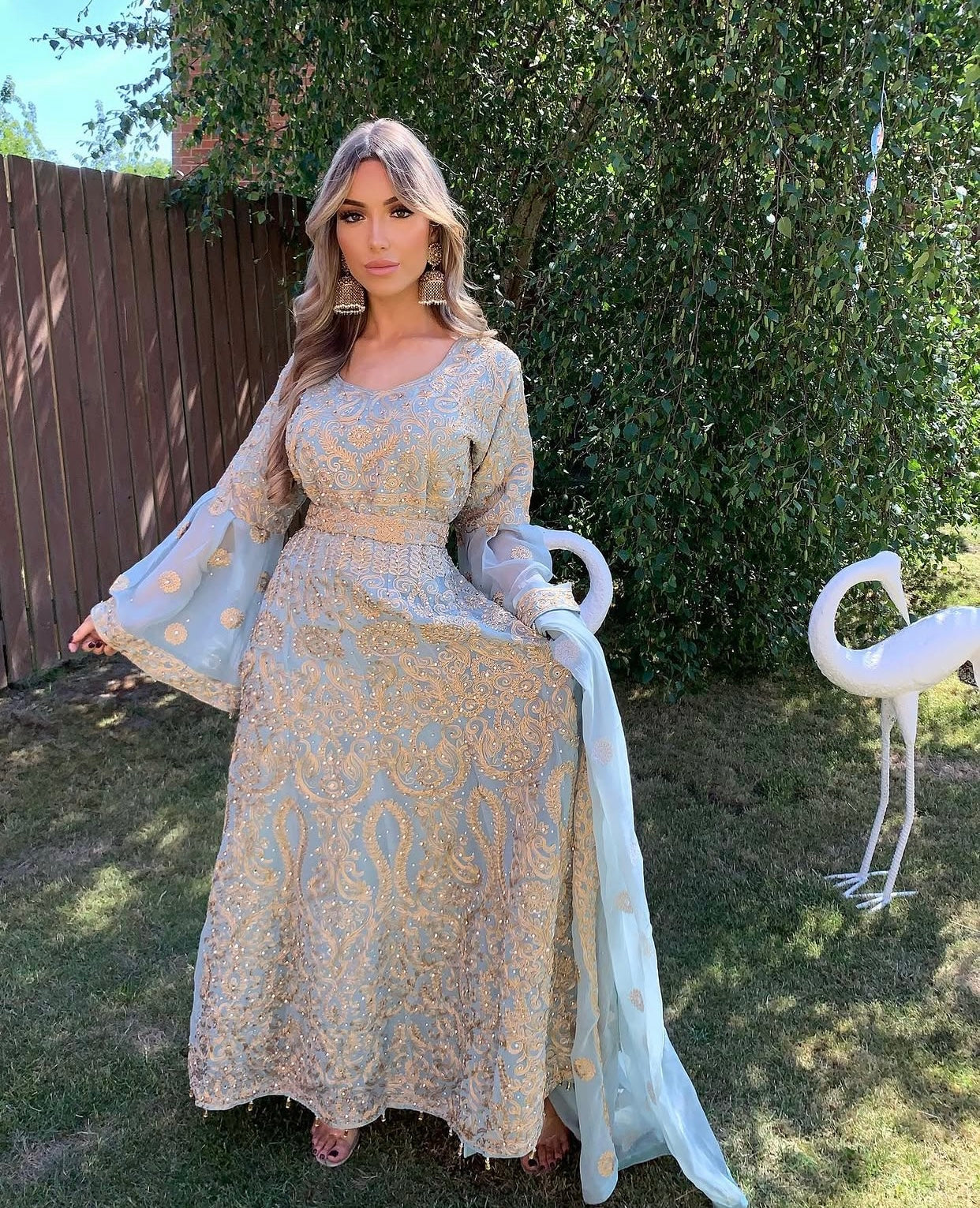 AIMALA blue and gold style