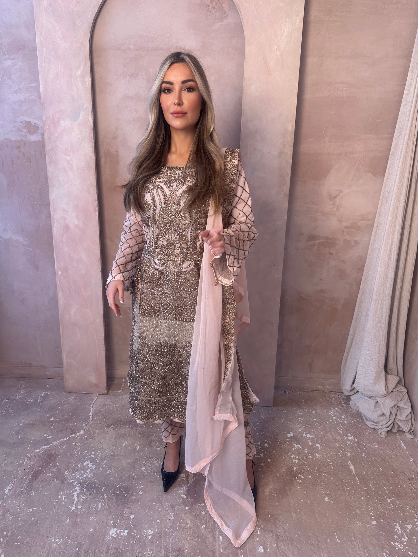 COCO cream nude pink style