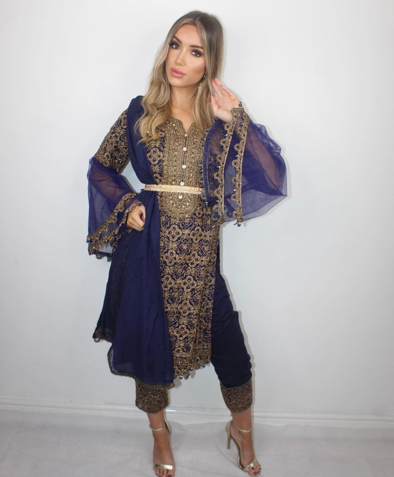 ARIA blue and gold style