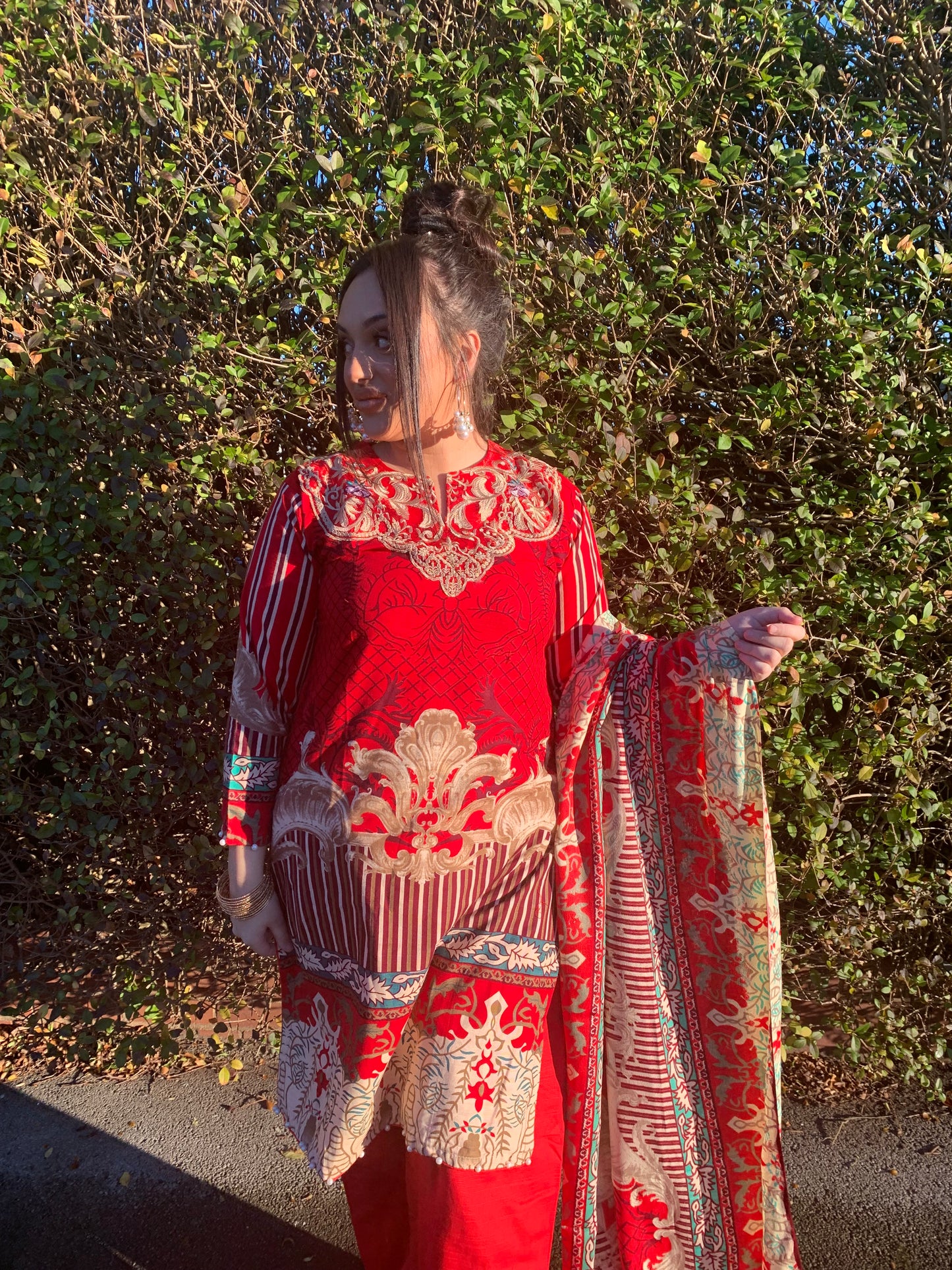 LILA red and cream style