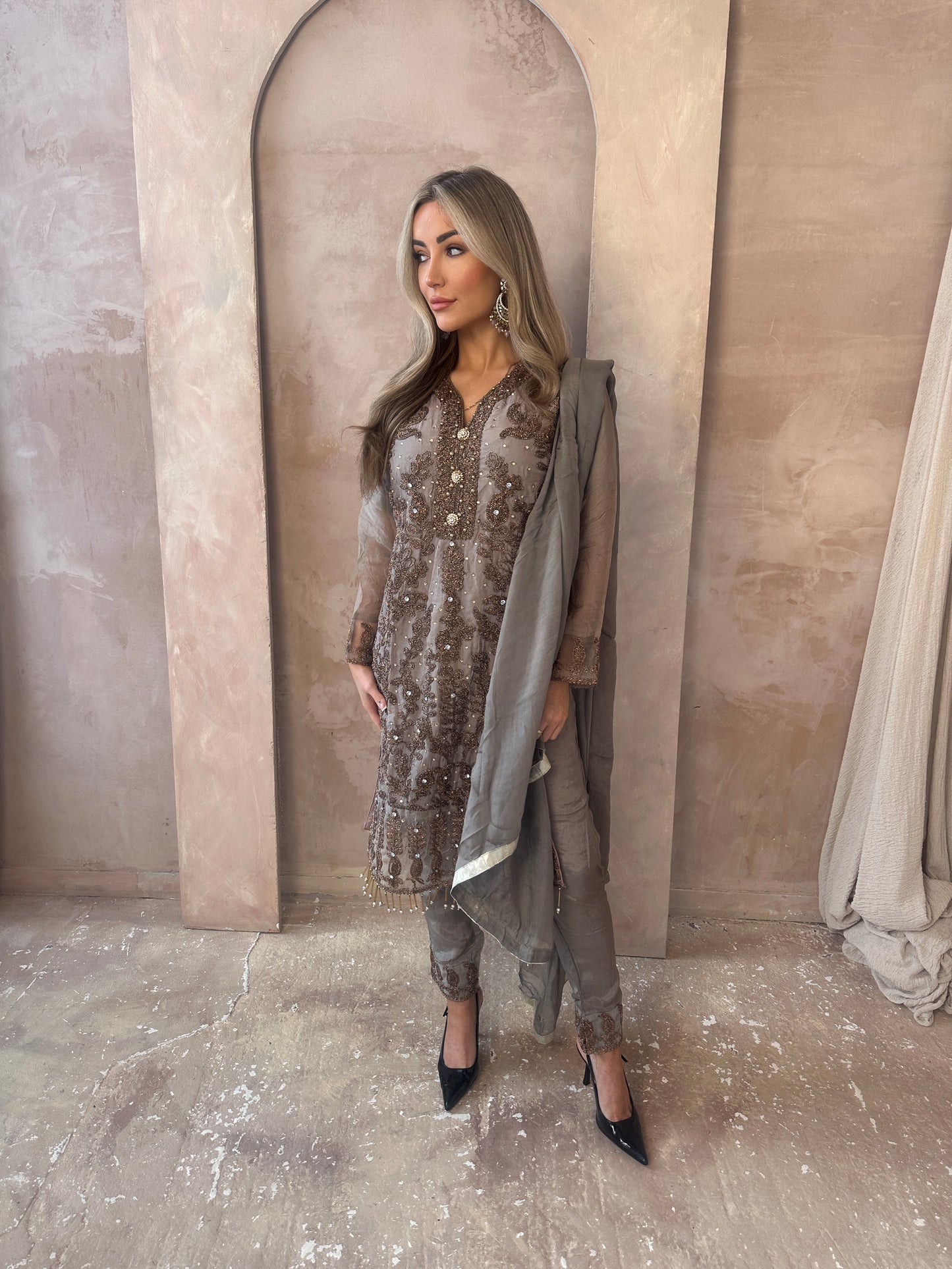 DEENA sage and gold style