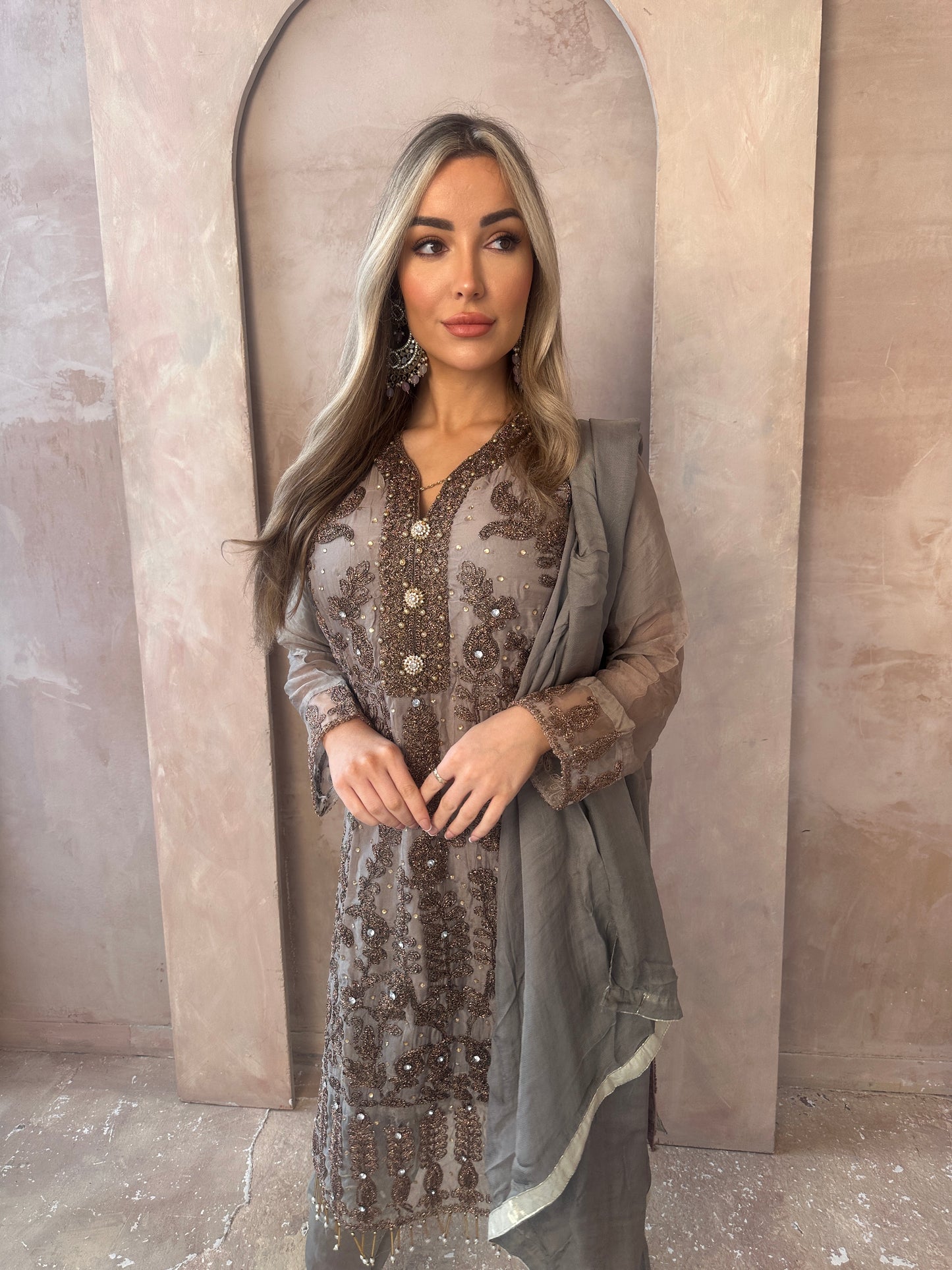 DEENA sage and gold style