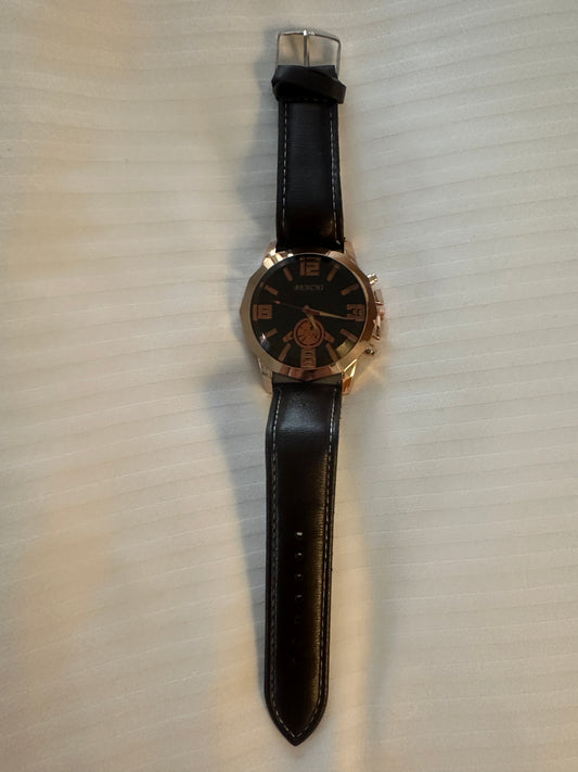 Brown strap watch