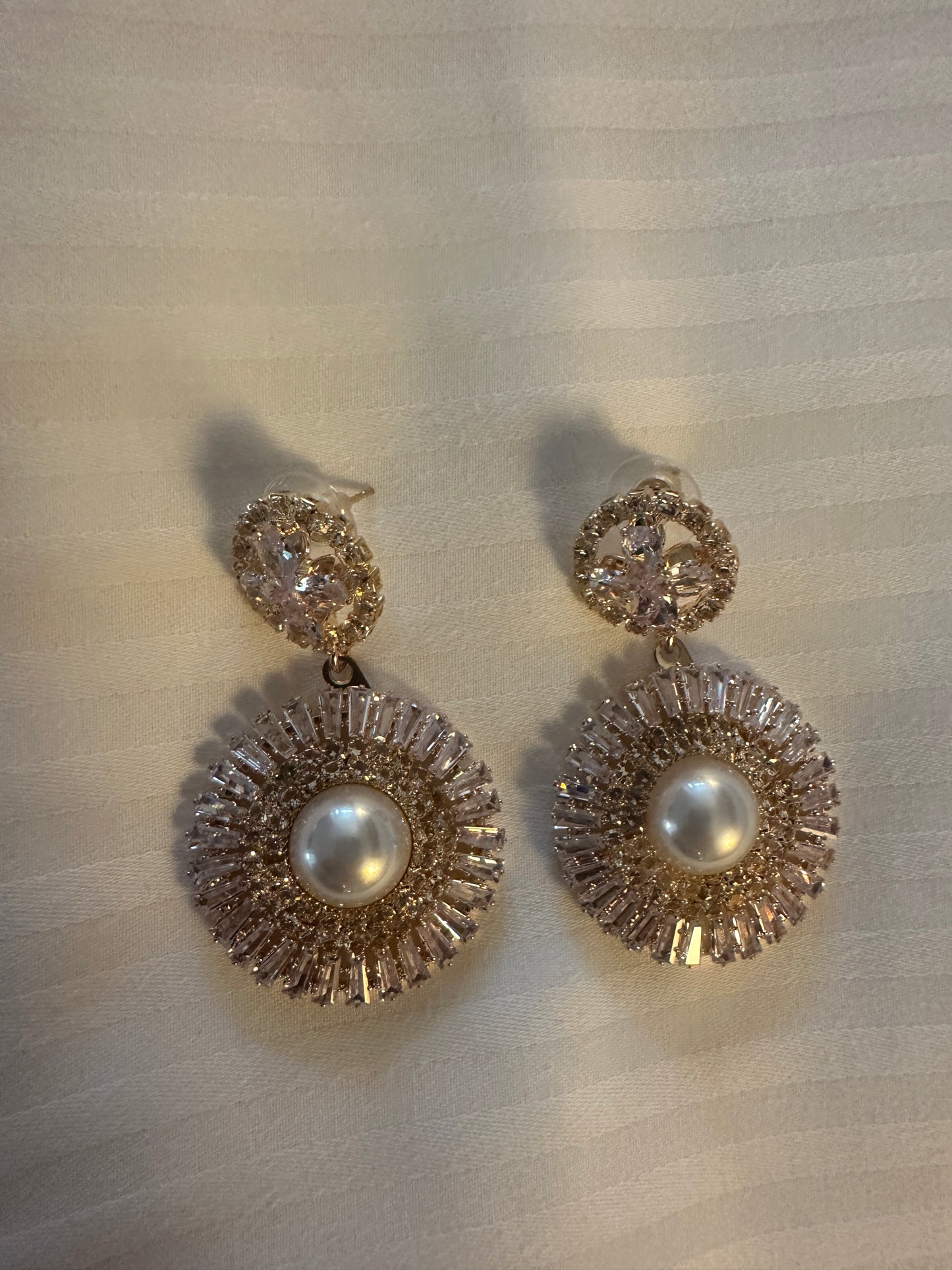 Gold earrings