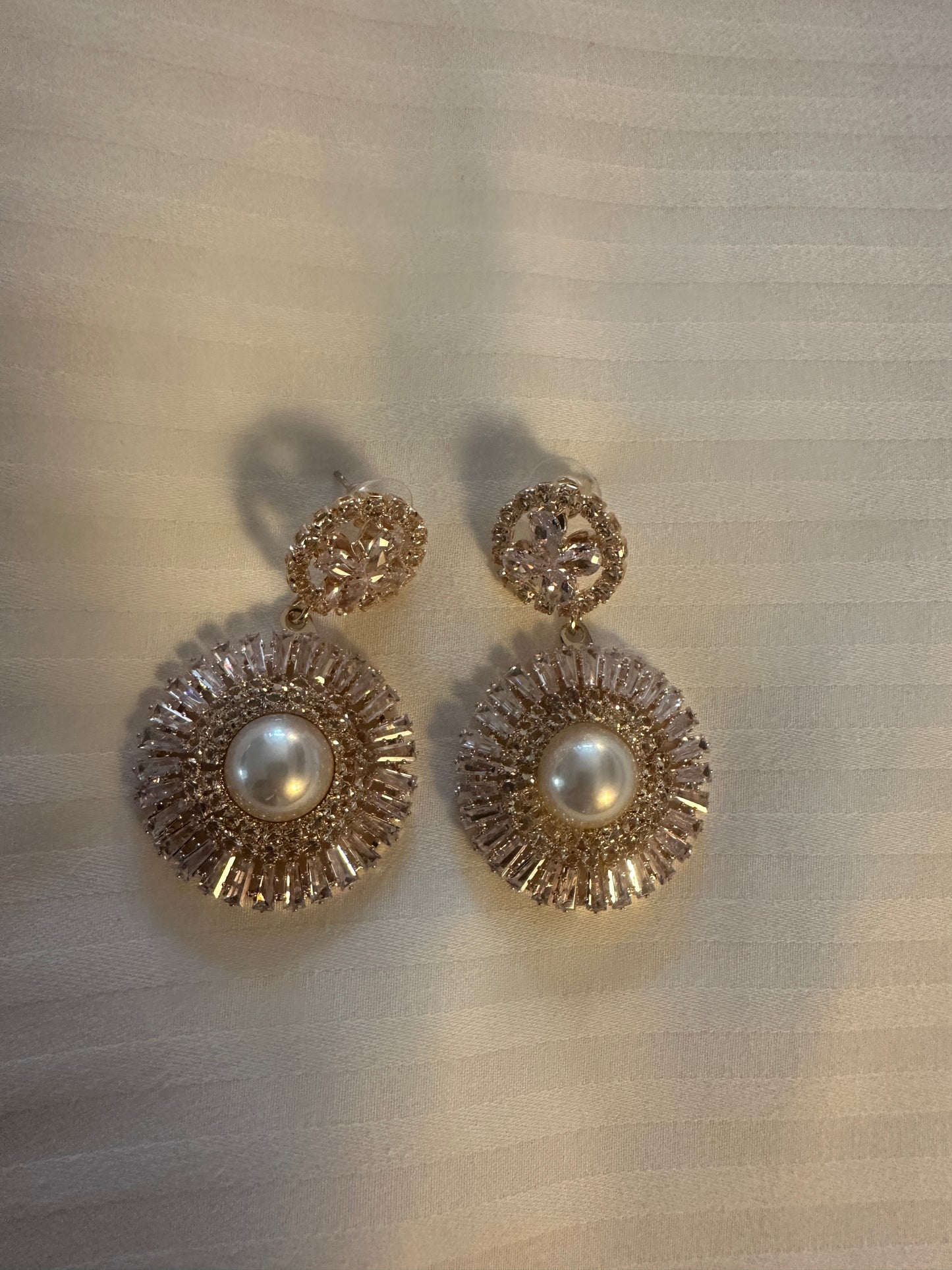 Gold earrings